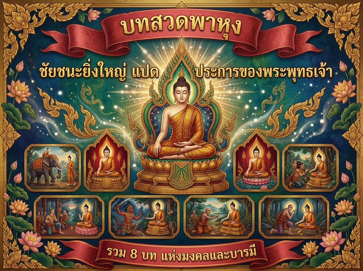 เมื่อชีวิตเจอมรสุมรุมเร้า: ให้ บทพระคาถาพาหุง เป็นภูมิคุ้มกันทางใจและเข็มทิศนำทาง