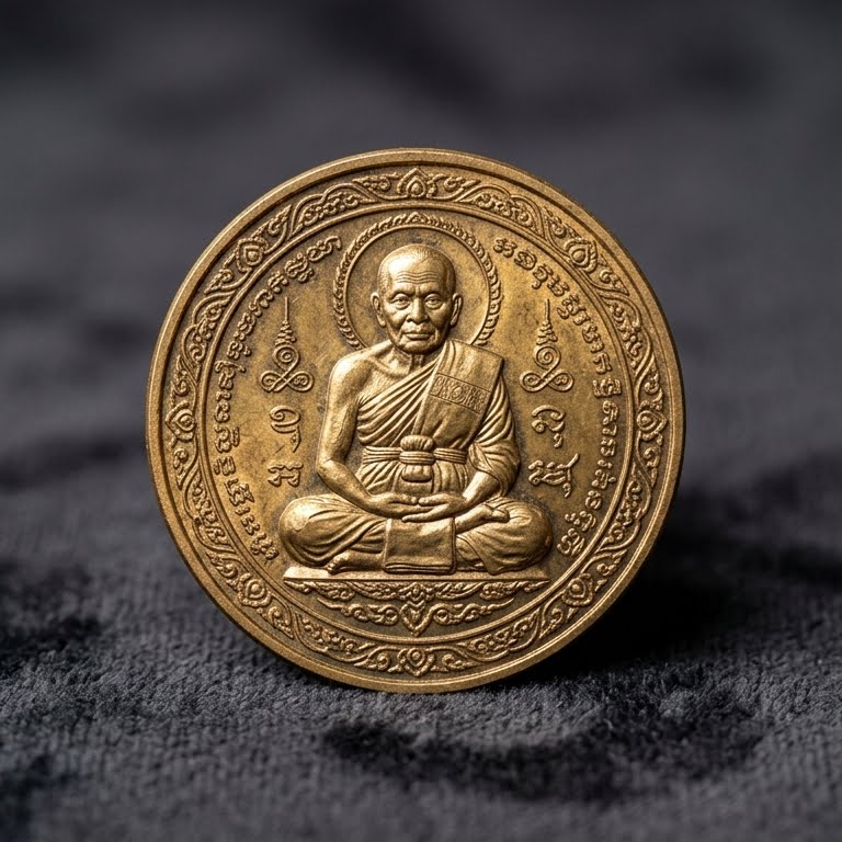 เหรียญหลวงปู่ เนื้อทองเหลือง